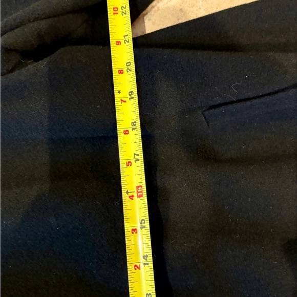 Authentic 100% cashmere pea cost with real mink collar - Picture 7 of 14